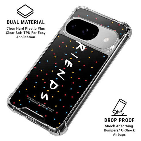 Warner Bros FRIENDS Polka Dots Google Pixel 10 Clear Case